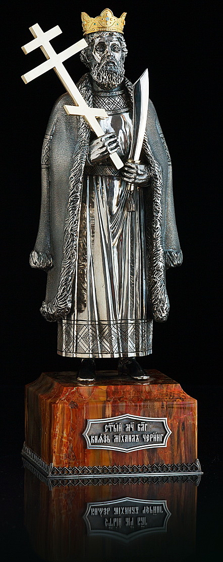 Скульптура святой благоверный князь Михаил Черниговский