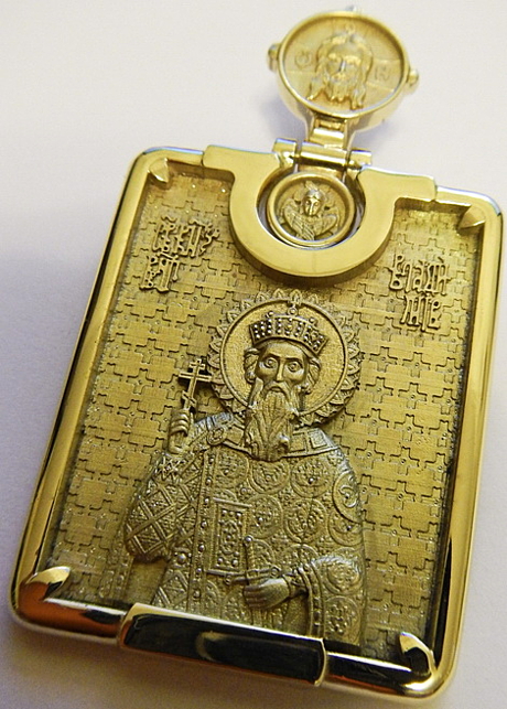 Святой князь Владимир, золото