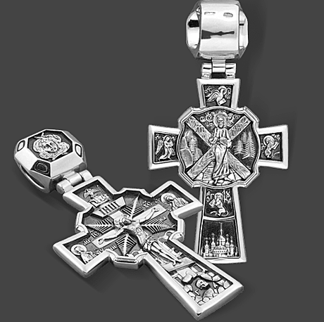 Нательный крест Андрей Первозванный