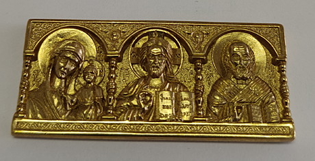 Дорожная икона из бронзы