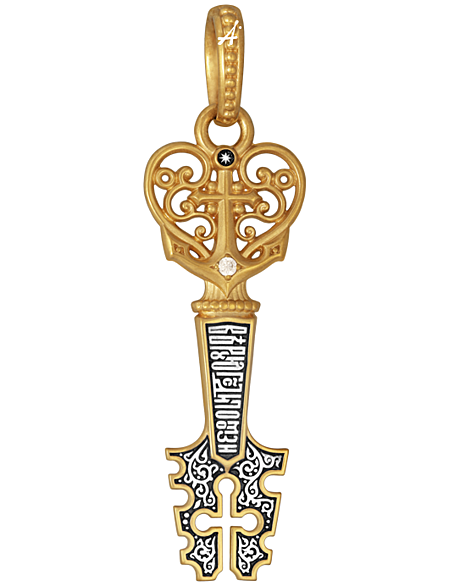 Подвеска «Ключ от рая — Вера, Надежда, Любовь»