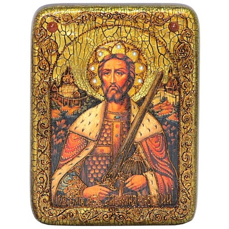 Икона святой Александр Невский