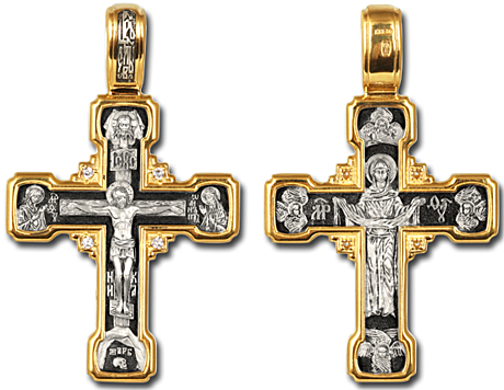 Православный крест. Деисус. Спас Нерукотворный. Покров Пресвятой Богородицы