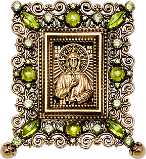 Икона ажурная святая Ксения Петербургская