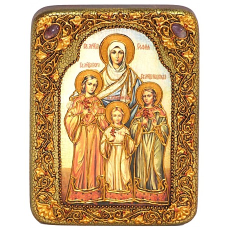 Икона святые мученицы Вера, Надежда, Любовь и София