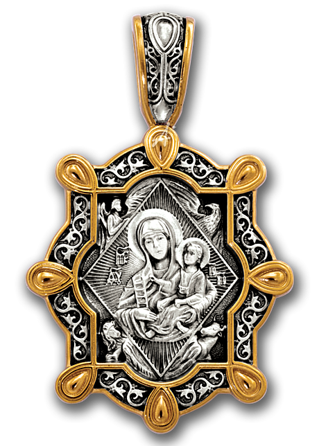 Образок икона Божией Матери «Неопалимая Купина