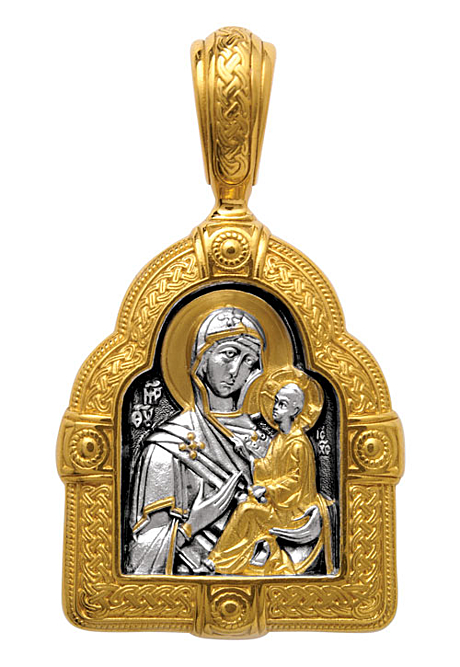 Образок Тихвинская икона Божией Матери