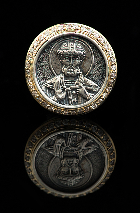 Памятный знак святой Дмитрий Донской, золото