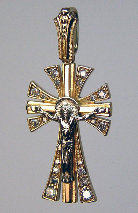 Крест золотой 