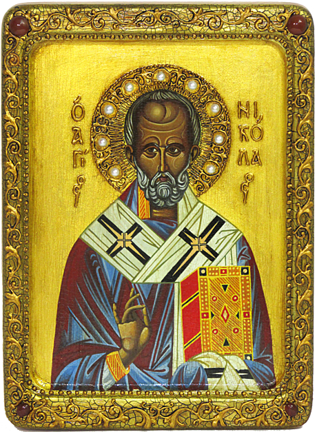 Икона святитель Николай, архиепископ Мир Ликийский (Мирликийский), Чудотворец